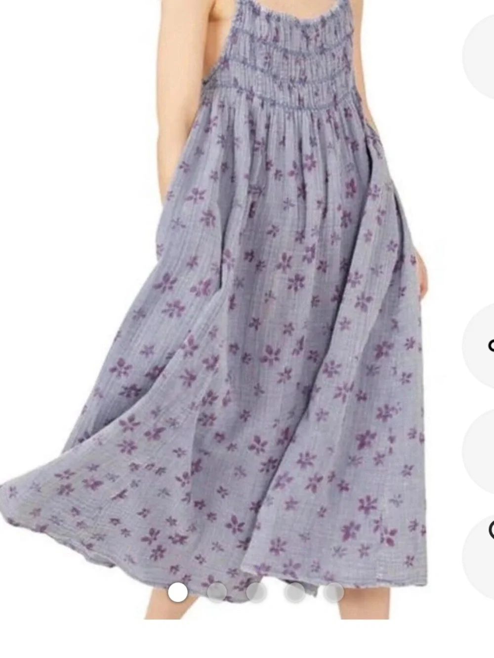 Free people azure maxi dress